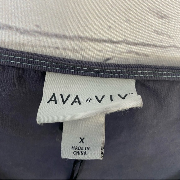 Ava & Viv Black Babydoll Dress with Studs size 0X - Picture 8 of 15